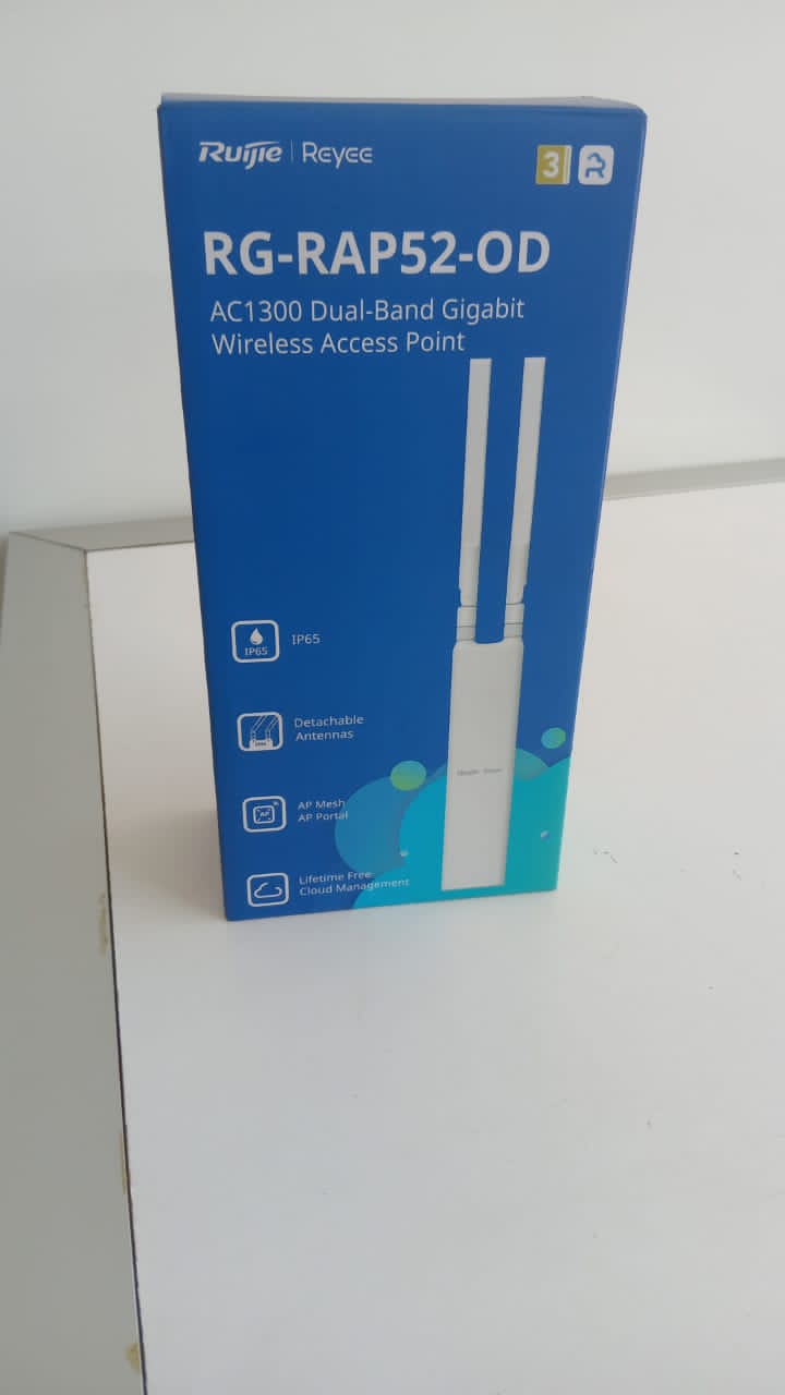 Absolutely! 🔥 That RG-RAP52-OD is a beast for outdoor     ### *☀️ RUIJIE RG-RAP52-OD - ☀️* _Outdoor WiFi 6 Access Point_   ### _KEY FEATURES:_ ✅ *WiFi 6 Technology* - Faster Speeds, More Devices ✅ *Outdoor Rated* - IP55 Waterproof & Weatherproof ✅ *Gigabit Port* - 300m+ Coverage Range ✅ *