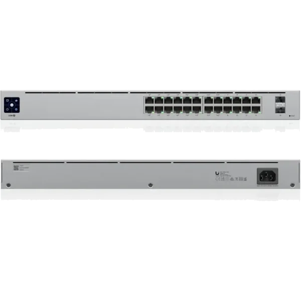 24 Port Ubiquiti UniFi USW-24-POE Managed Gigabit Switch with Power over Ethernet