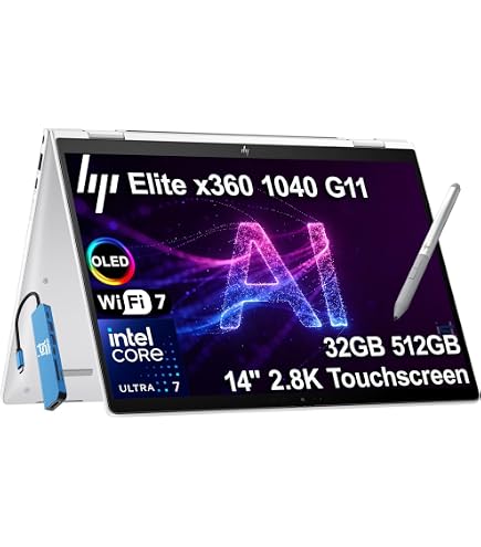HP ELITEBOOK 1040 G11 CORE ULTRA 7| 32GB RAM| 512GB SSD| 14INCH TOUCHSCREEN X360