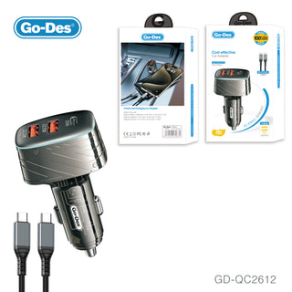Car Charger GoDes QC2601 38W