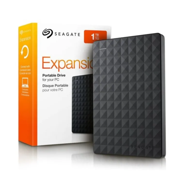 eagate Portable 1TB External Hard Drive HDD – USB 3.0 for PC, Mac, PlayStation, & Xbox, 1-Year Rescue Service (STGX1000400) , Black