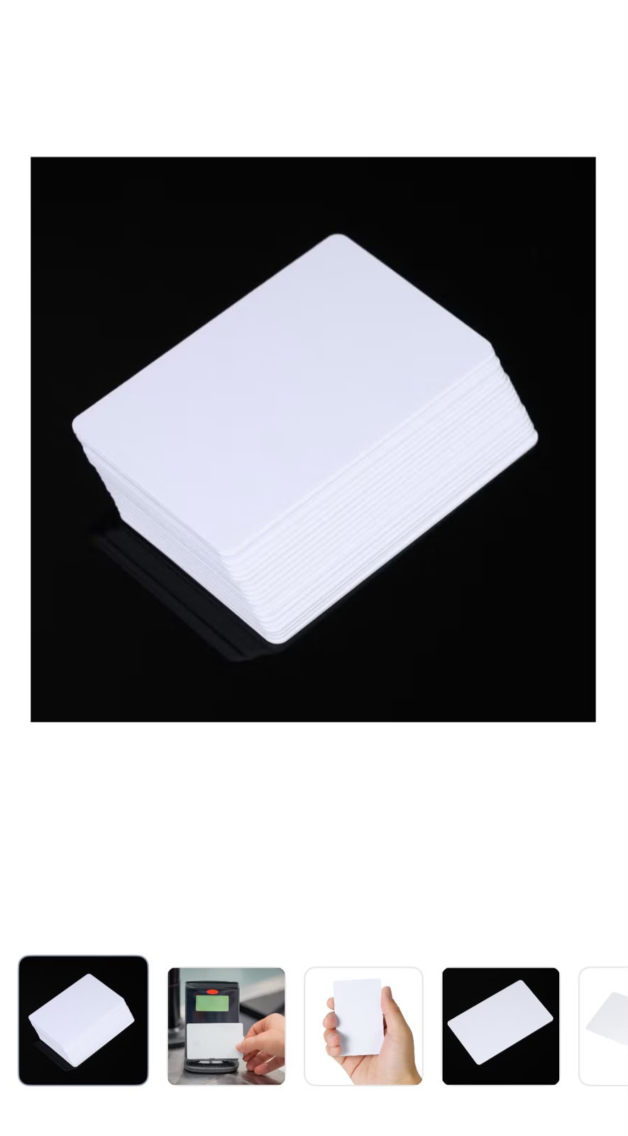 Proximity Card/RFID Card  with number 125KHz TK4100 (With UID Numbers)