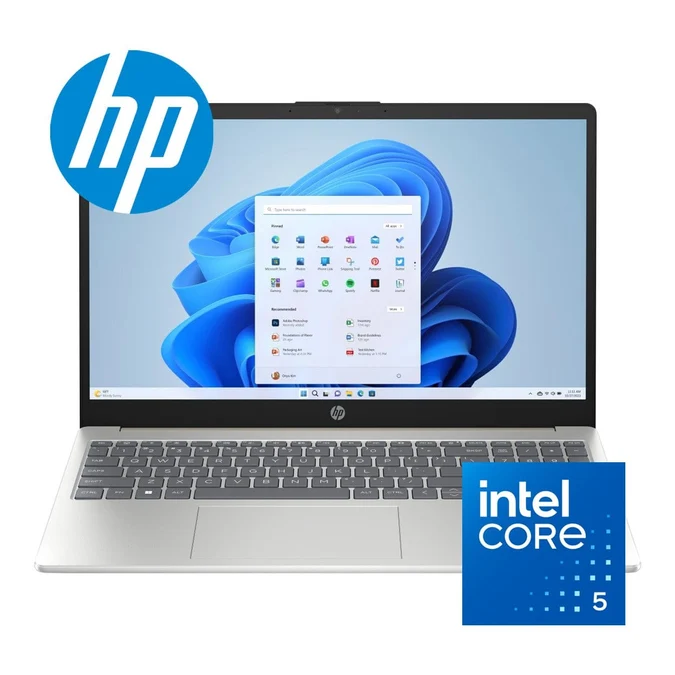 HP 15-fd0144ni 15.6-inch FHD Laptop - Intel Core 5 120U 512GB SSD 16GB RAM Win 11 Home