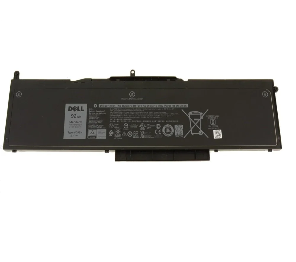 Dell VG93N Laptop Battery, Battery Type: Lithium-Polymer