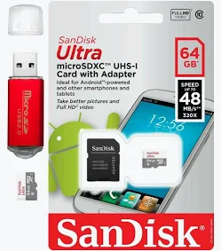 SanDisk Extreme microSDXC™ UHS-I CARD (Up to 160 MBPs) - 64GB