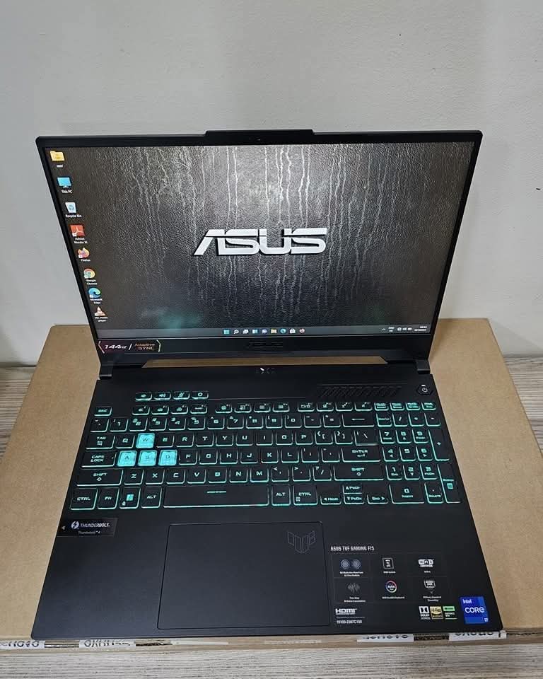 ASUS TUF GAMING F15 FX507ZC4 High End-Military Grade Core i7 Laptop with RTX3050  4gig Dedicated Nvidia RTX3050 GDRR6 Graphics Card 12th Gen Intel(R) Core(TM) i7-12700H CPU @2.30GHz(20CPUs) 12th gen processor 512gig Solid State Drive (free slot for hdd) 16gig ddr5 ram(upgradable) thumbnail