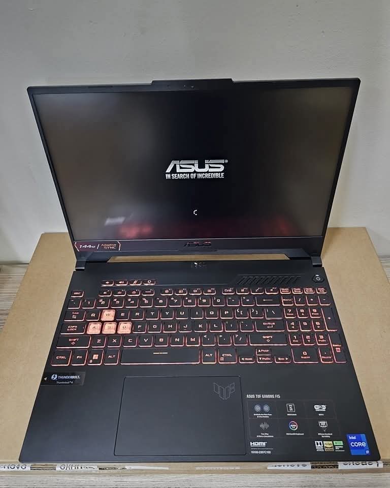 ASUS TUF GAMING F15 FX507ZC4 High End-Military Grade Core i7 Laptop with RTX3050  4gig Dedicated Nvidia RTX3050 GDRR6 Graphics Card 12th Gen Intel(R) Core(TM) i7-12700H CPU @2.30GHz(20CPUs) 12th gen processor 512gig Solid State Drive (free slot for hdd) 16gig ddr5 ram(upgradable) thumbnail