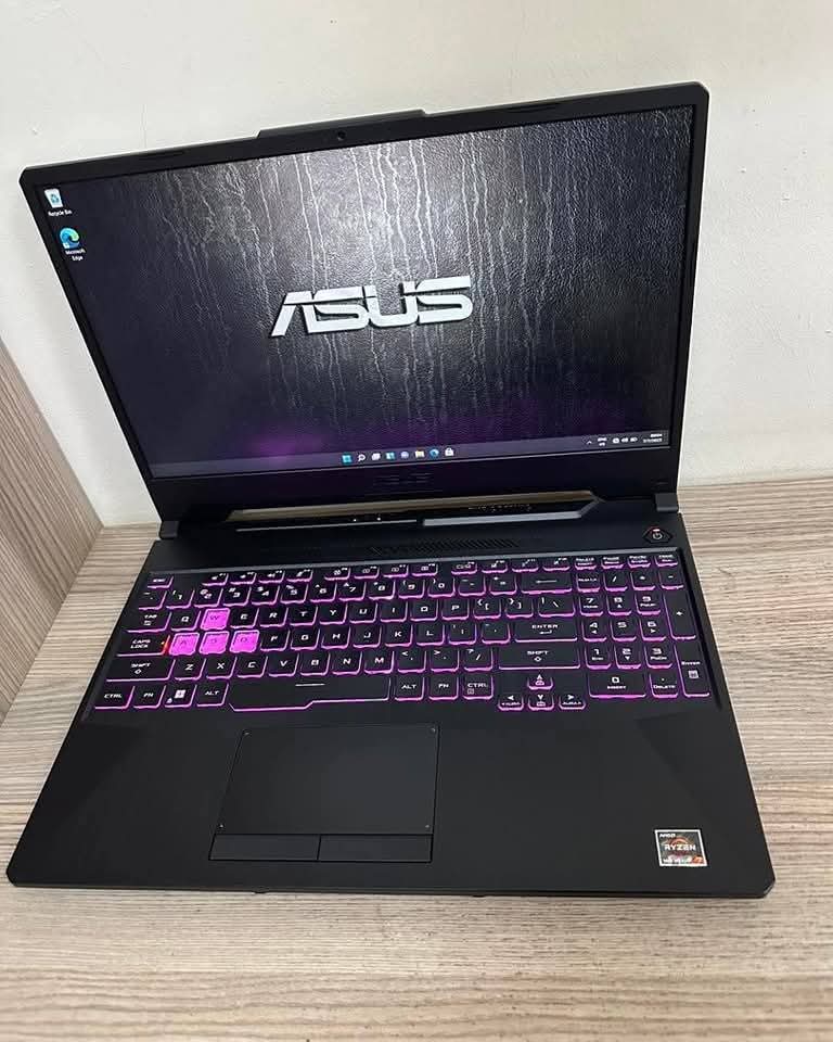 Asus TUF Gaming 15 (High End Gaming Laptop (820.00us)   Military Grade Powerful Machine for Rendering and Gaming  AMD Ryzen 7 7435HS (8Core & 16threads) @ 3.2GHz(13th generation) 512gig Solid State Drive (another free slot) 16gig ddr5 ram(upgradable) 4gig Dedicated Nvidia RTX3050 GDRR6 Graphics Card thumbnail