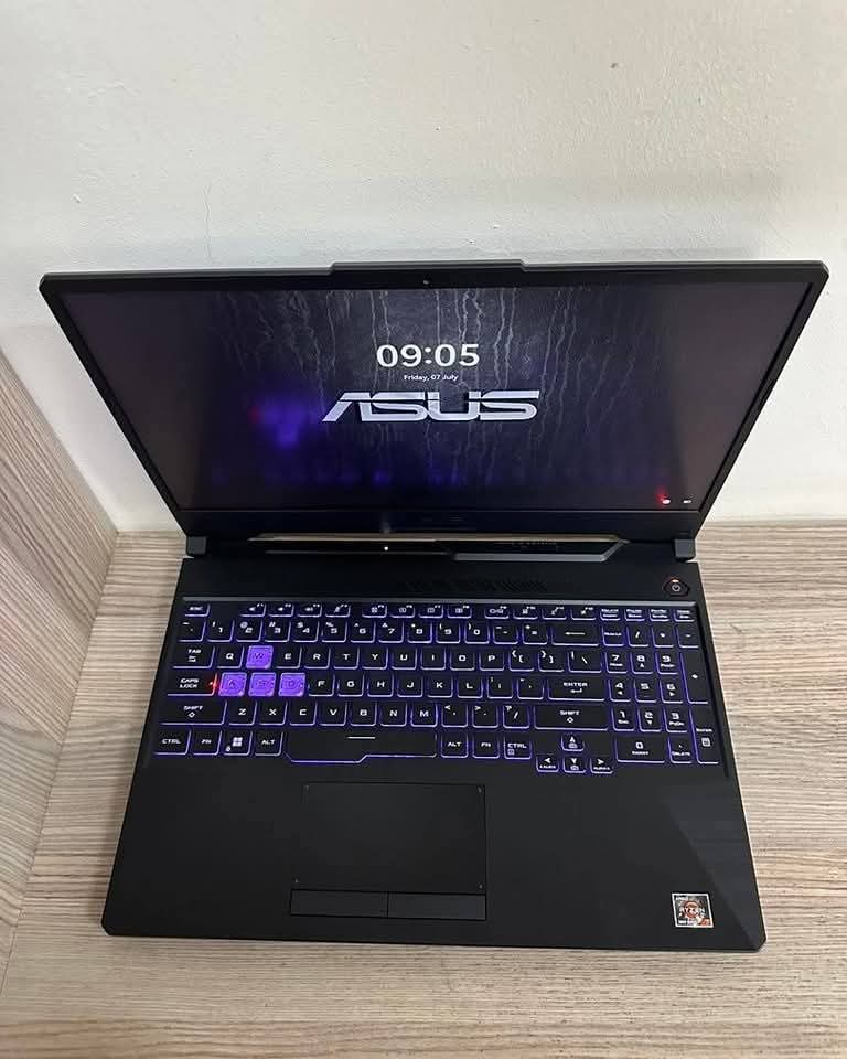 Asus TUF Gaming 15 (High End Gaming Laptop (820.00us)   Military Grade Powerful Machine for Rendering and Gaming  AMD Ryzen 7 7435HS (8Core & 16threads) @ 3.2GHz(13th generation) 512gig Solid State Drive (another free slot) 16gig ddr5 ram(upgradable) 4gig Dedicated Nvidia RTX3050 GDRR6 Graphics Card thumbnail