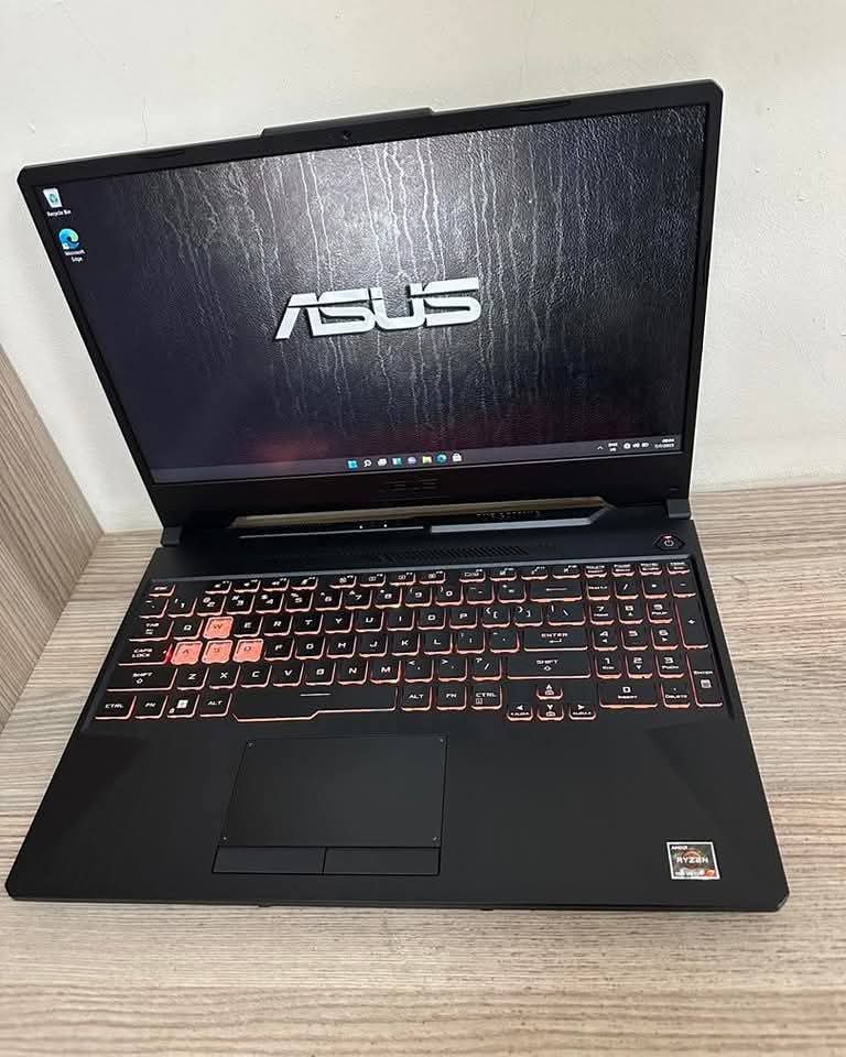 Asus TUF Gaming 15 (High End Gaming Laptop (820.00us)   Military Grade Powerful Machine for Rendering and Gaming  AMD Ryzen 7 7435HS (8Core & 16threads) @ 3.2GHz(13th generation) 512gig Solid State Drive (another free slot) 16gig ddr5 ram(upgradable) 4gig Dedicated Nvidia RTX3050 GDRR6 Graphics Card thumbnail