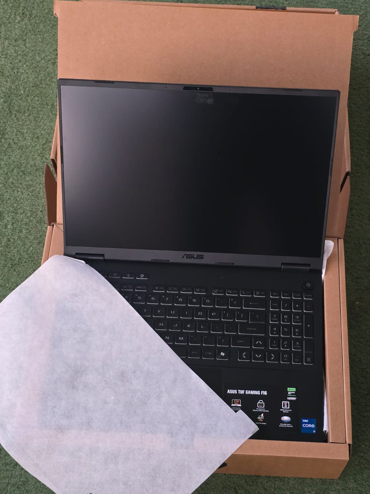 ASUS FX608JHR-I716512G0W TUF Gaming F16  - Intel Core i7-14650HX 16-Core (30MB Intel SmartCache) - Up to 5.20GHz Boost Clock - 8 Performance Cores, 8 Efficient Cores - 24 Threads, 16 Total Cores - 16" WQXGA (2560x1600) IPS-level 165Hz NVIDIA G-Sync Display - 72% NTSC, 100% sRGB, 75.35% Adobe Colour thumbnail
