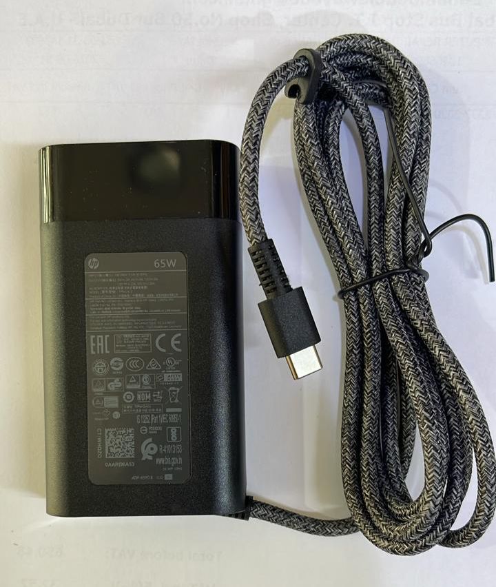 HP P/N: L45962-001 Power: 65W 20V ⎓ 3.25A USB Type-C Model: TPN-LA12 Lite-On P/N: PA-1650-38HU HP replacement/spare: L04650-850 Input: 100–240V, 50/60Hz  FCC ID +1 thumbnail