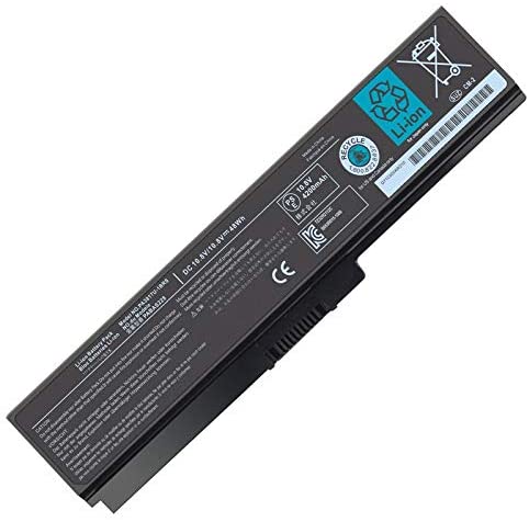 Toshiba M800, L510, PA3817U, PA3818U, PA3819U, PABAS227, PABAS228, Hi-Cap Laptop Battery, 10.8V 6600mAh/71Wh thumbnail