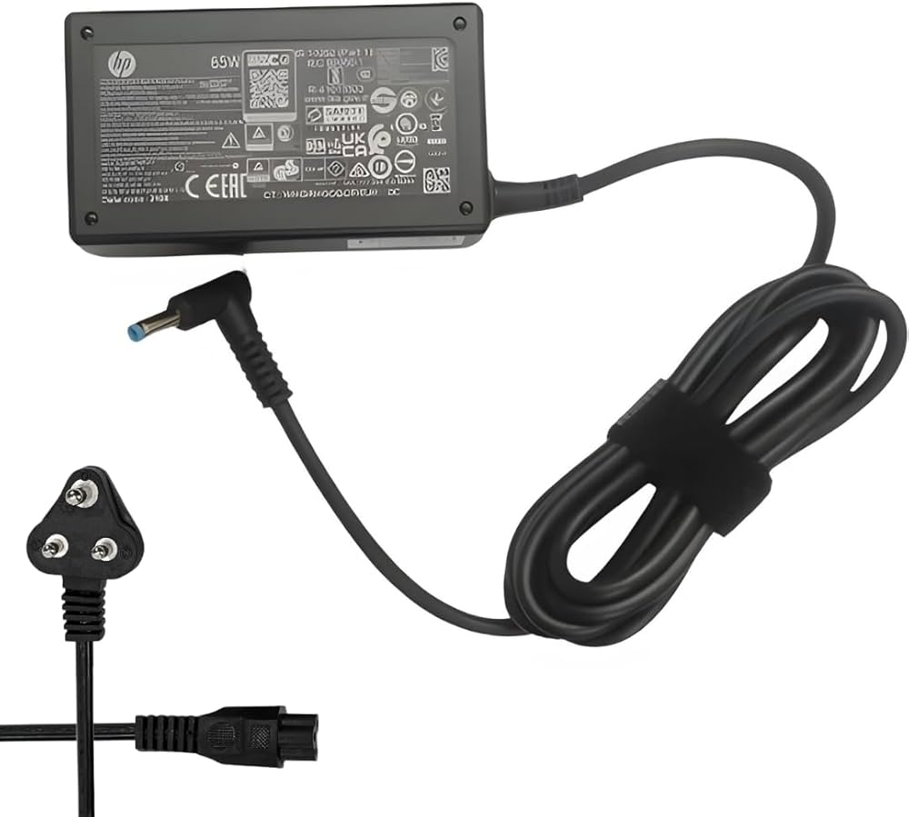 HP 65W blue tip laptop AC Adapter Power Supply charger 19.5V 3.34Amps thumbnail