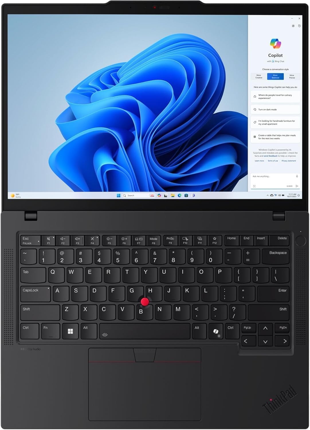 Lenovo ThinkPad T14 Gen 6 Business Laptop 14" FHD+ IPS, Intel Ultra 7 255U, 16GB DDR5 RAM, 512GB SSD, 5MP Webcam, Fingerprint, Backlit, Wi-Fi 6E, 2 Thunderbolt 4, AI PC, W11P thumbnail