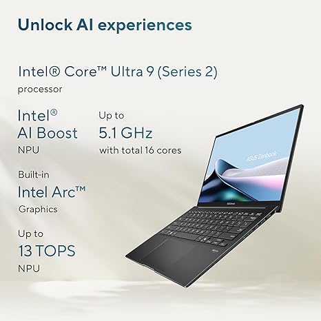 The ASUS Zenbook 14 OLED (UX3405C) is a premium ultrabook featuring Intel’s latest Core Ultra processors, a stunning 14-inch 3K OLED display, up to 32GB LPDDR5X RAM, and Wi-Fi 7 connectivity. It’s designed for professionals who need portability, performance, and cutting-edge AI features. thumbnail