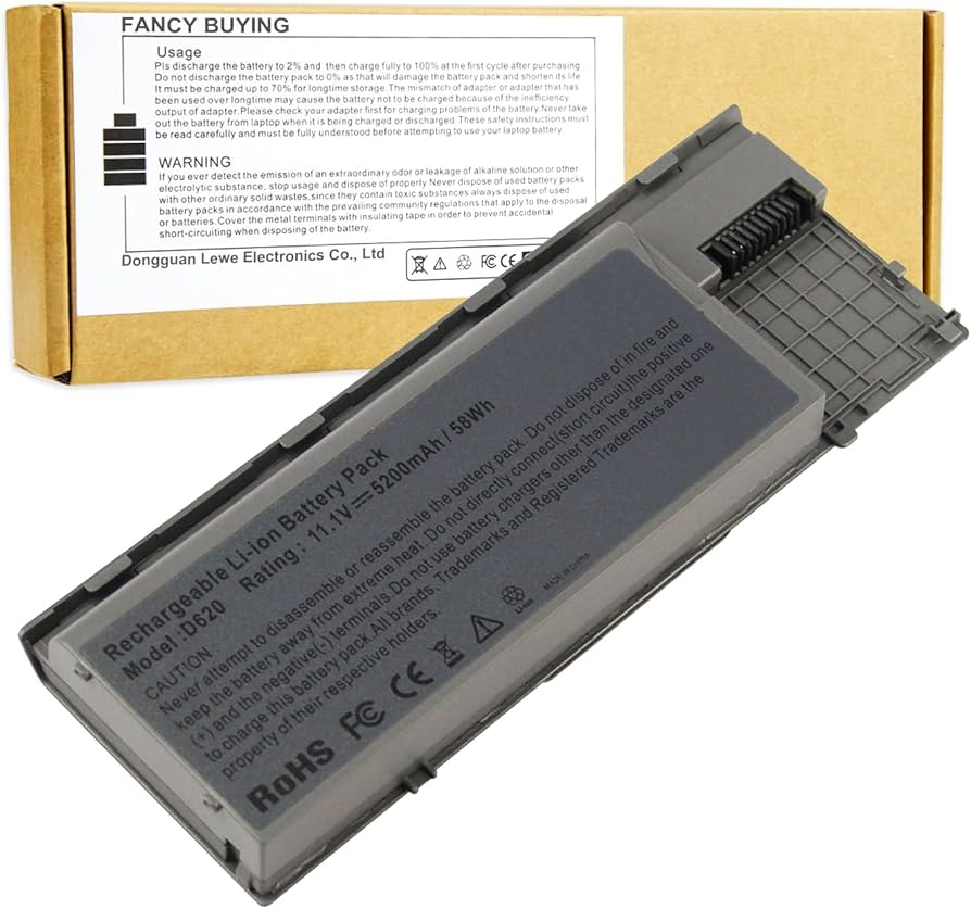 Dell Latitude D620 D630 D630C D630N D631 D640 PC764, JD634, 312-0383, 451-10298 thumbnail