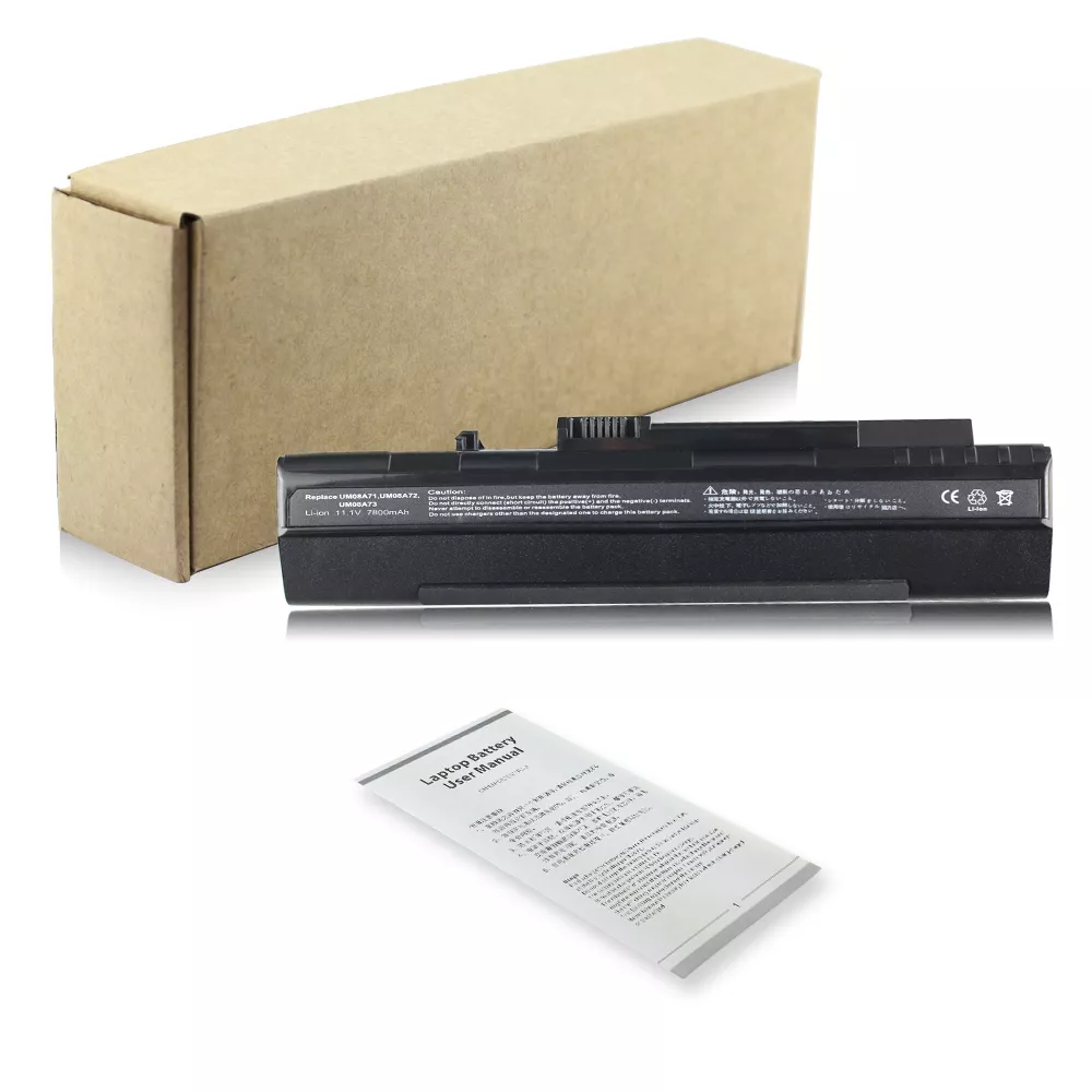 Acer Aspire One A110L, UM08A73, UM08B32 Laptop Battery, 11.1 V 4400mAh/49Wh thumbnail