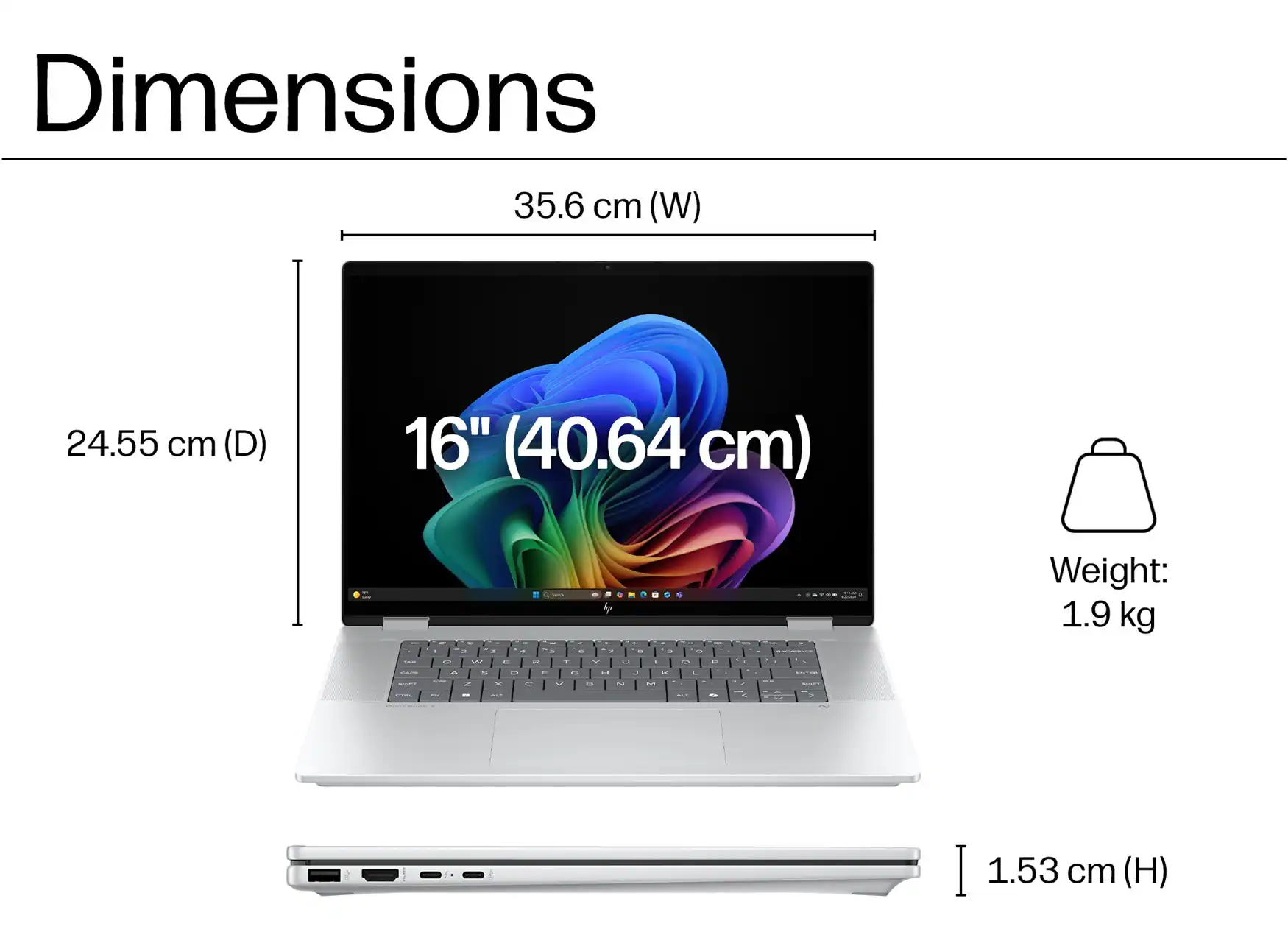 HP OMNIBOOK X FLIP 16-AS0023DX | CORE ULTRA 7 256V 16GB RAM |1TB SSD thumbnail