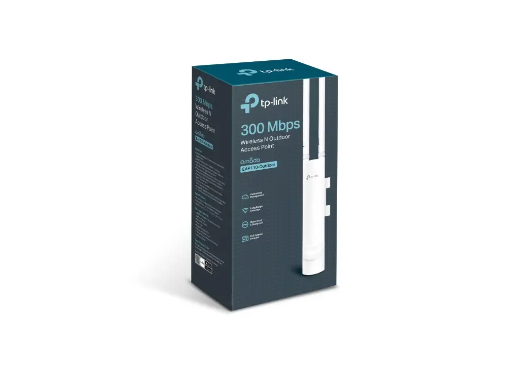 TP-Link EAP110-Outdoor 300Mbps Wireless N Outdoor Access Point thumbnail