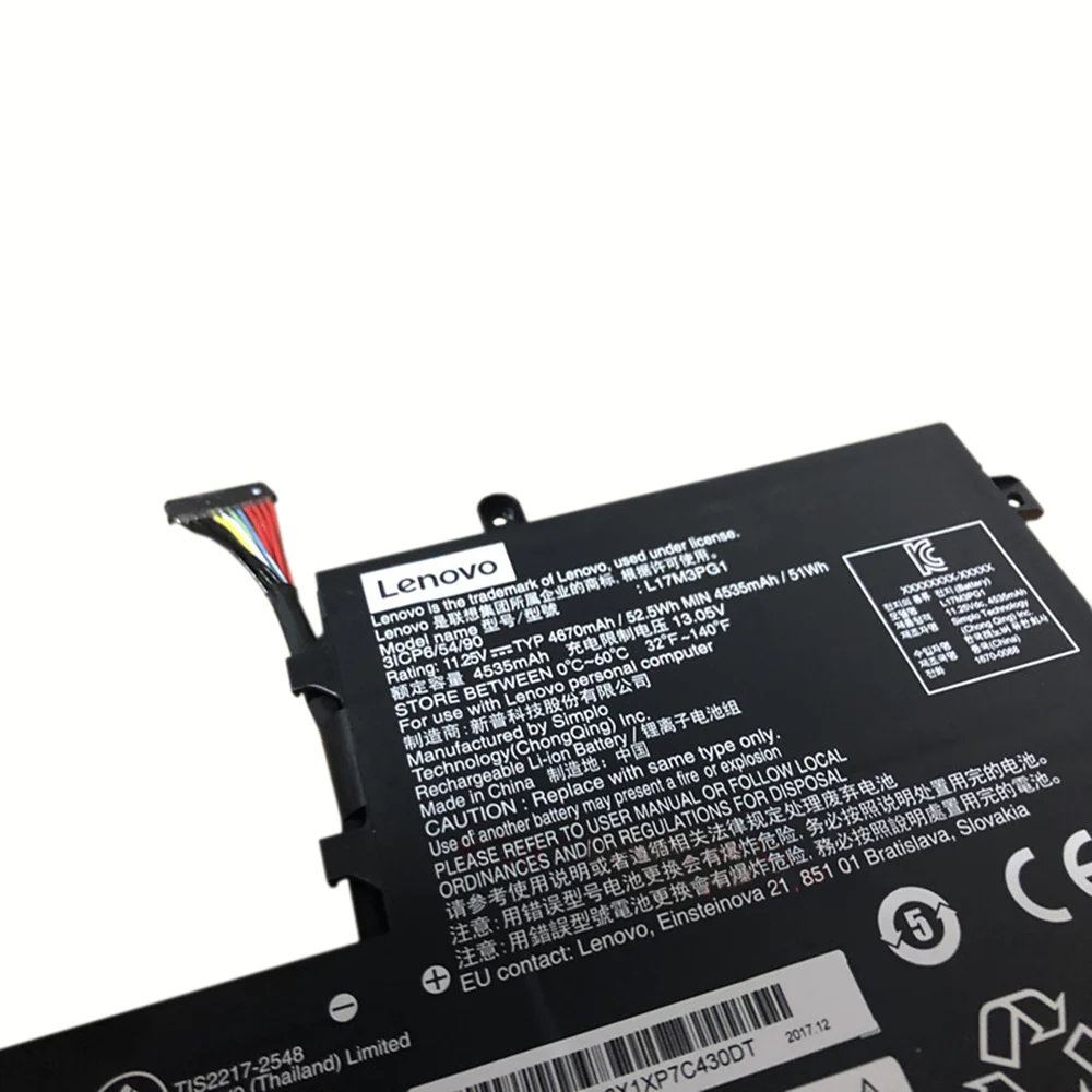 Lenovo Legion Y530, Y530, Y730, Y740, Y7000, L17L3PG1, L17M3PG1, L17C3PG1 Laptop Battery, 11.55V 4820mAh/55Wh Generic thumbnail