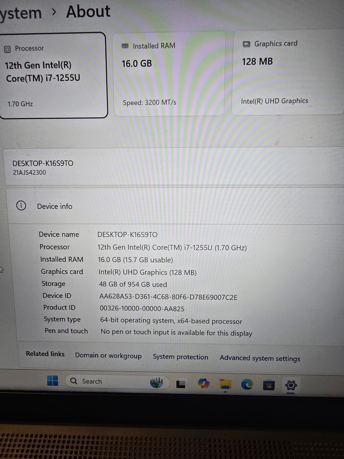 Lenovo ThinkPad T14 Gen 2 Notebook PC   12th Generation  Intel Core i7   16GB  DDR4 3200MHz RAM  512GB M.2 PCIe NVMe Solid State Drive,  14-inch Full HD IPS 300nits Anti-Glare Touch Display (1920 x 1080), No Optical Drive, Integrated Intel Iris Xe Graphics,  720p Webcam, Windows 11 Pro 64-Bit thumbnail