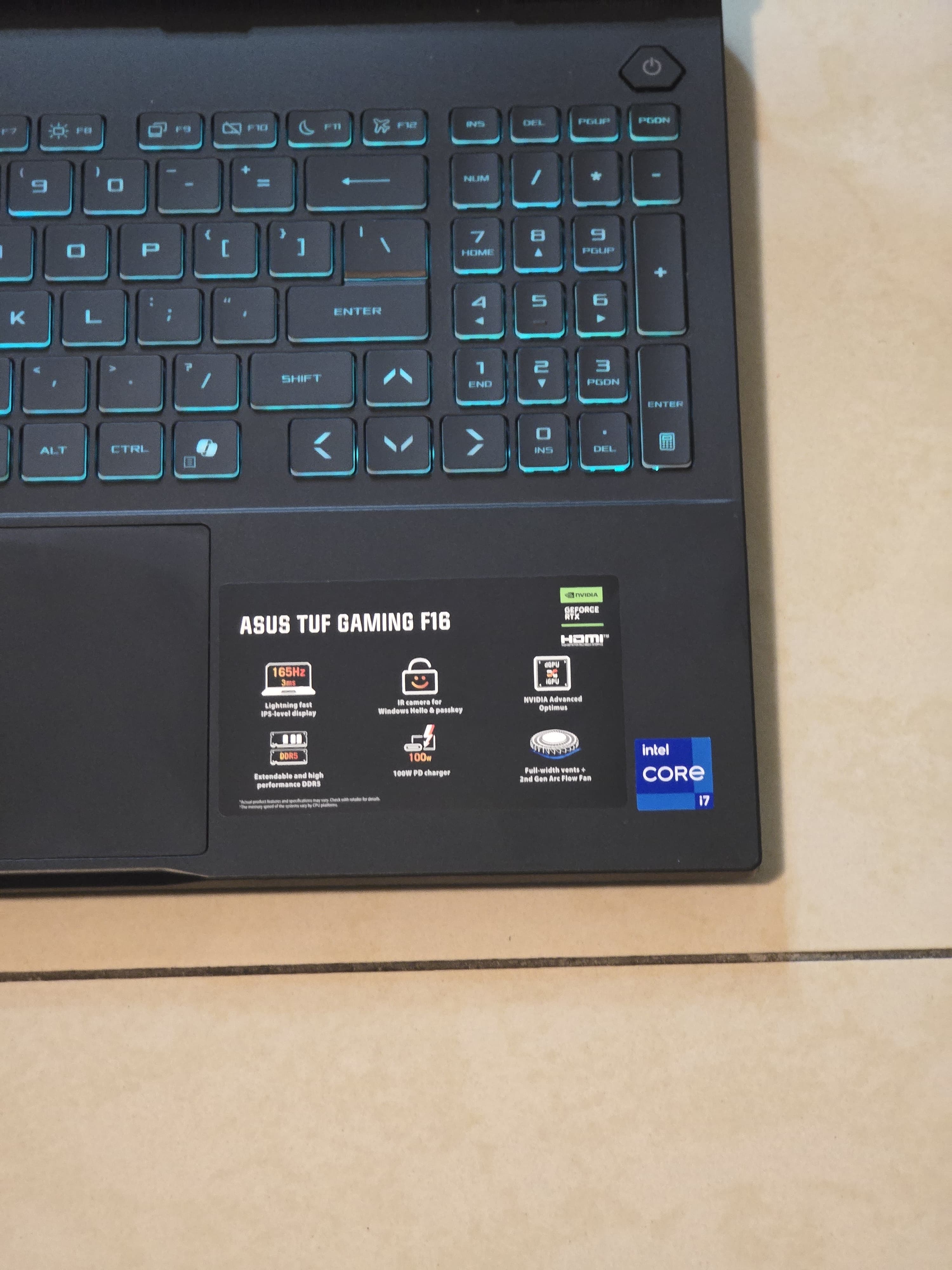ASUS FX608JMR-I71610G0W TUF Gaming F16 - Intel Core i7-14650HX Processor thumbnail
