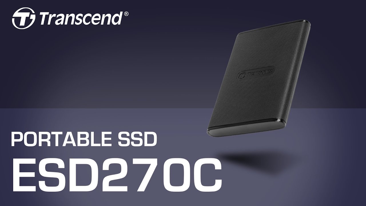 Transcend ESD270c 1TB SSD NAND USB3.1 Type A&C external hard drive thumbnail