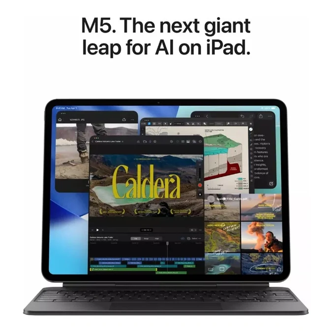 Apple iPad Pro 13-inch Tablet - Apple M5 256GB ROM 8GB RAM Wi-Fi iPadOS 26 Space Black thumbnail