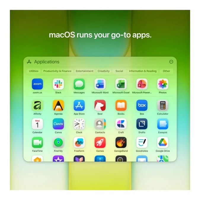 Apple MacBook Neo 13-inch Retina Laptop - Apple A18 Pro 512GB SSD 8GB RAM macOS Citrus thumbnail