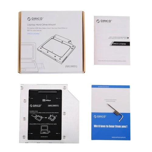 SATA HDD / SSD Caddy for Laptop and Notebook CD / DVD Bay for 9.5mm Optical Bay thumbnail