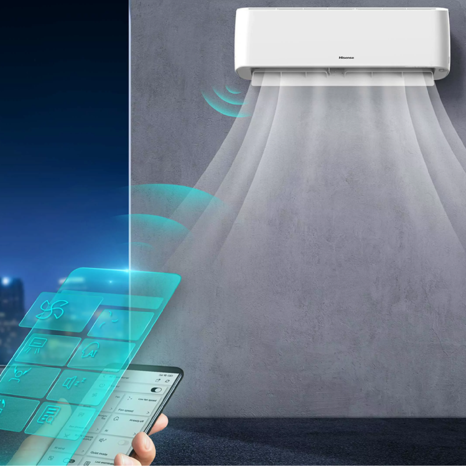 Hisense Split Air Conditioner 12000 BTU Inverter Technology thumbnail