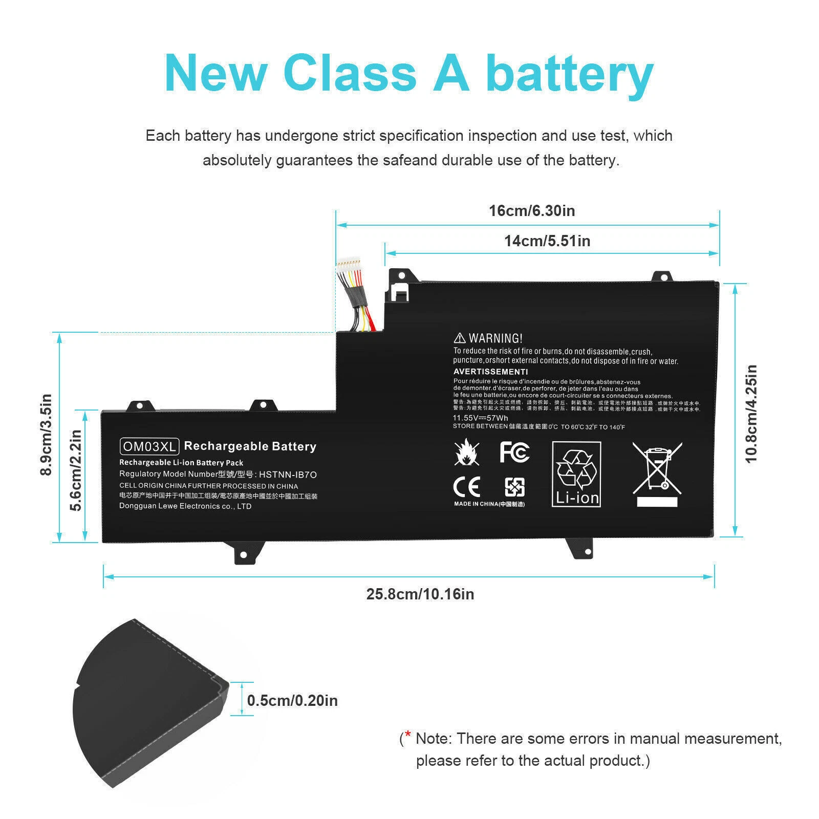 OM03XL INTERNAL BATTERY thumbnail
