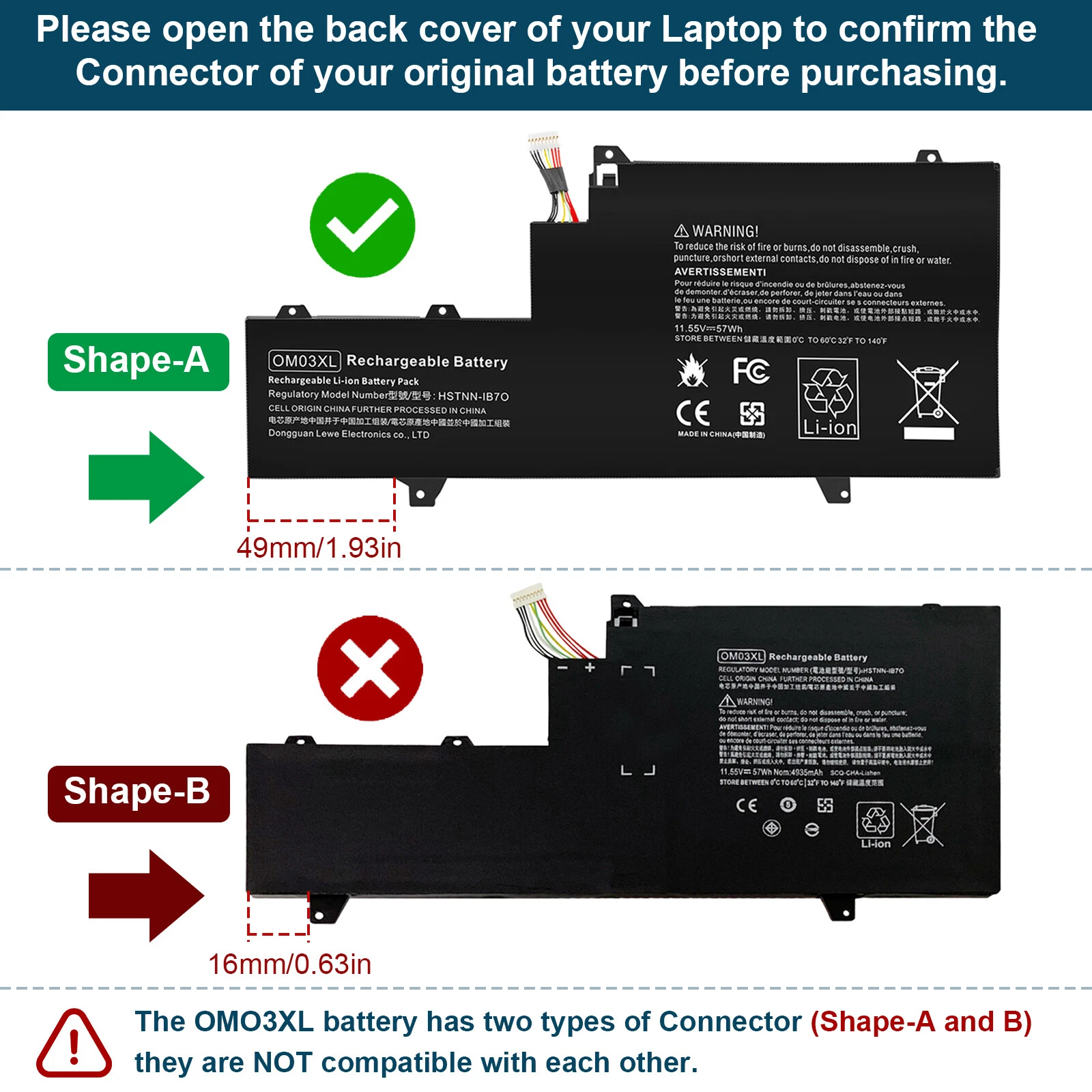 OM03XL INTERNAL BATTERY thumbnail