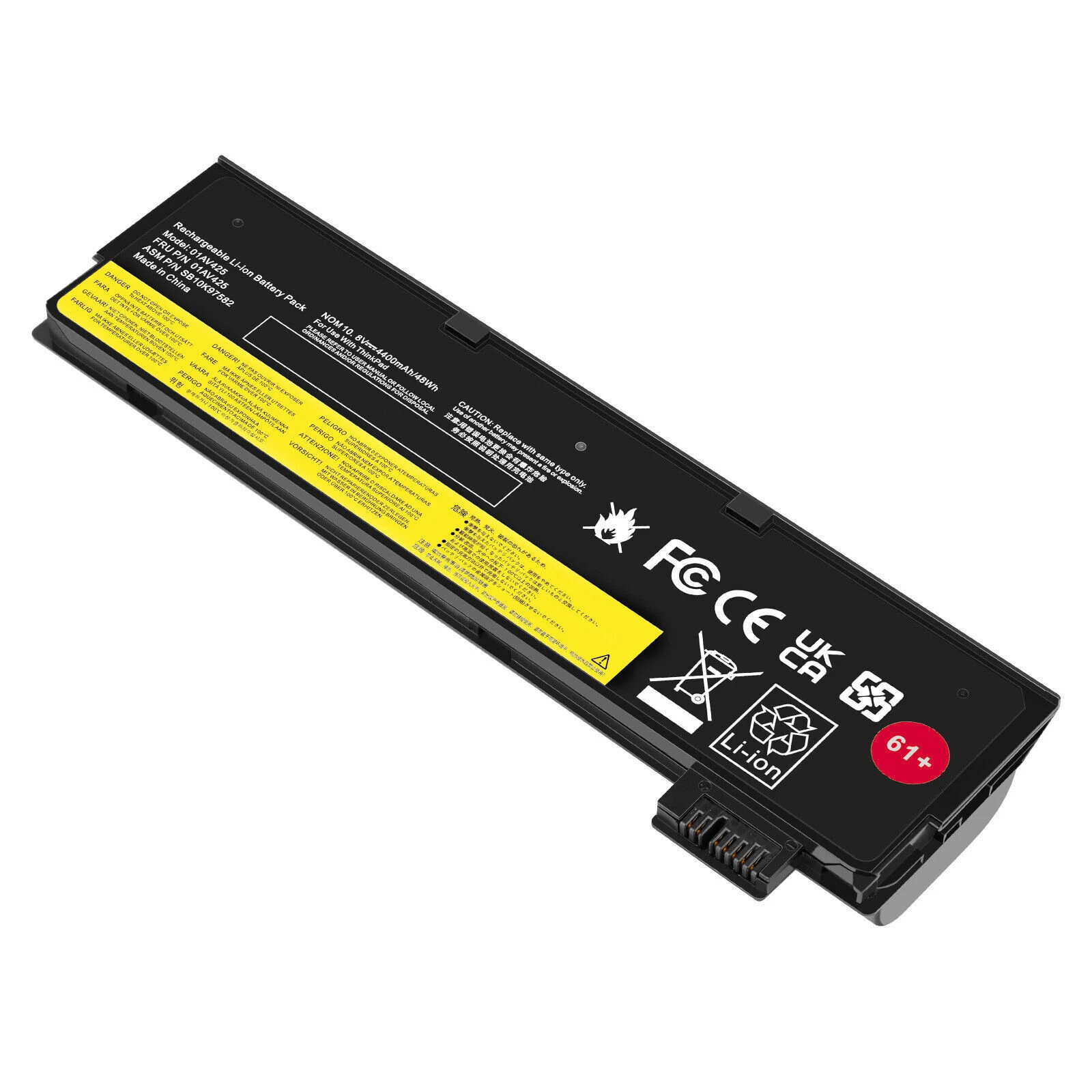 Lenovo ThinkPad P51S, T470, T570, 01AV422, 01AV423, 01AV424, 01AV427 Laptop Battery, 11.4V 2060mAh/24Wh thumbnail