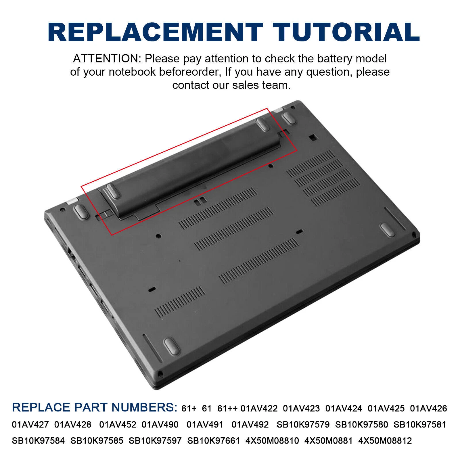 Lenovo ThinkPad P51S, T470, T570, 01AV422, 01AV423, 01AV424, 01AV427 Laptop Battery, 11.4V 2060mAh/24Wh thumbnail