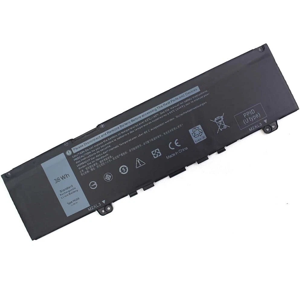 38Wh F62G0 Battery for Dell Inspiron 13 5370 7000 7370 7380 7386 7373 P83G 39DY5 thumbnail