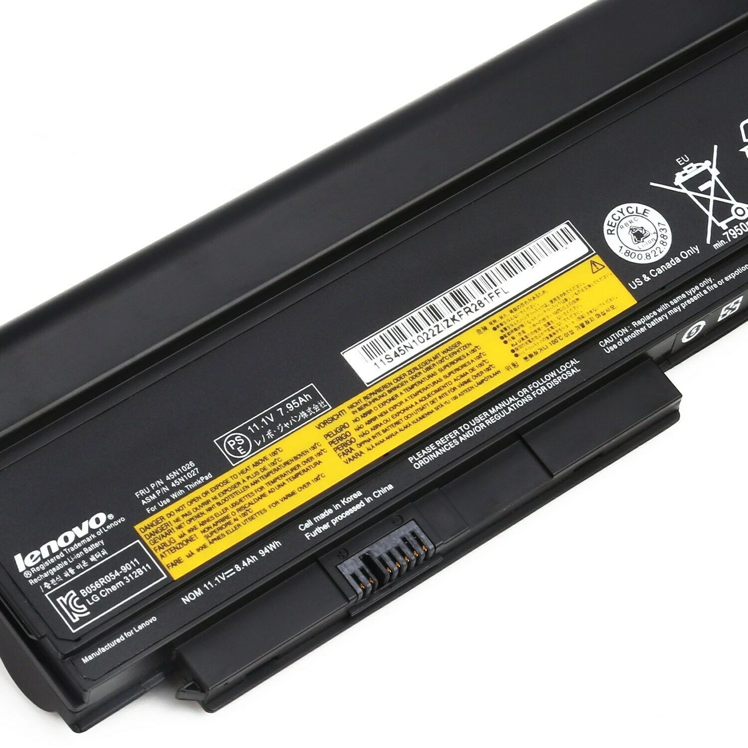 Lenovo ThinkPad X230, X230i, X220, X220i, X220s, 42T4866, 42T4875, 42Y4864, 45N1019, 0A36281, 0A36283 Laptop Battery, 11.1V 4400mAh/49Wh thumbnail
