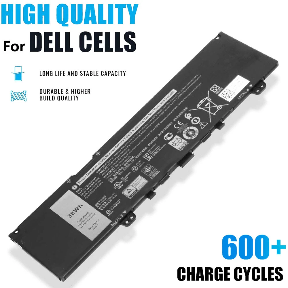 38Wh F62G0 Battery for Dell Inspiron 13 5370 7000 7370 7380 7386 7373 P83G 39DY5 thumbnail