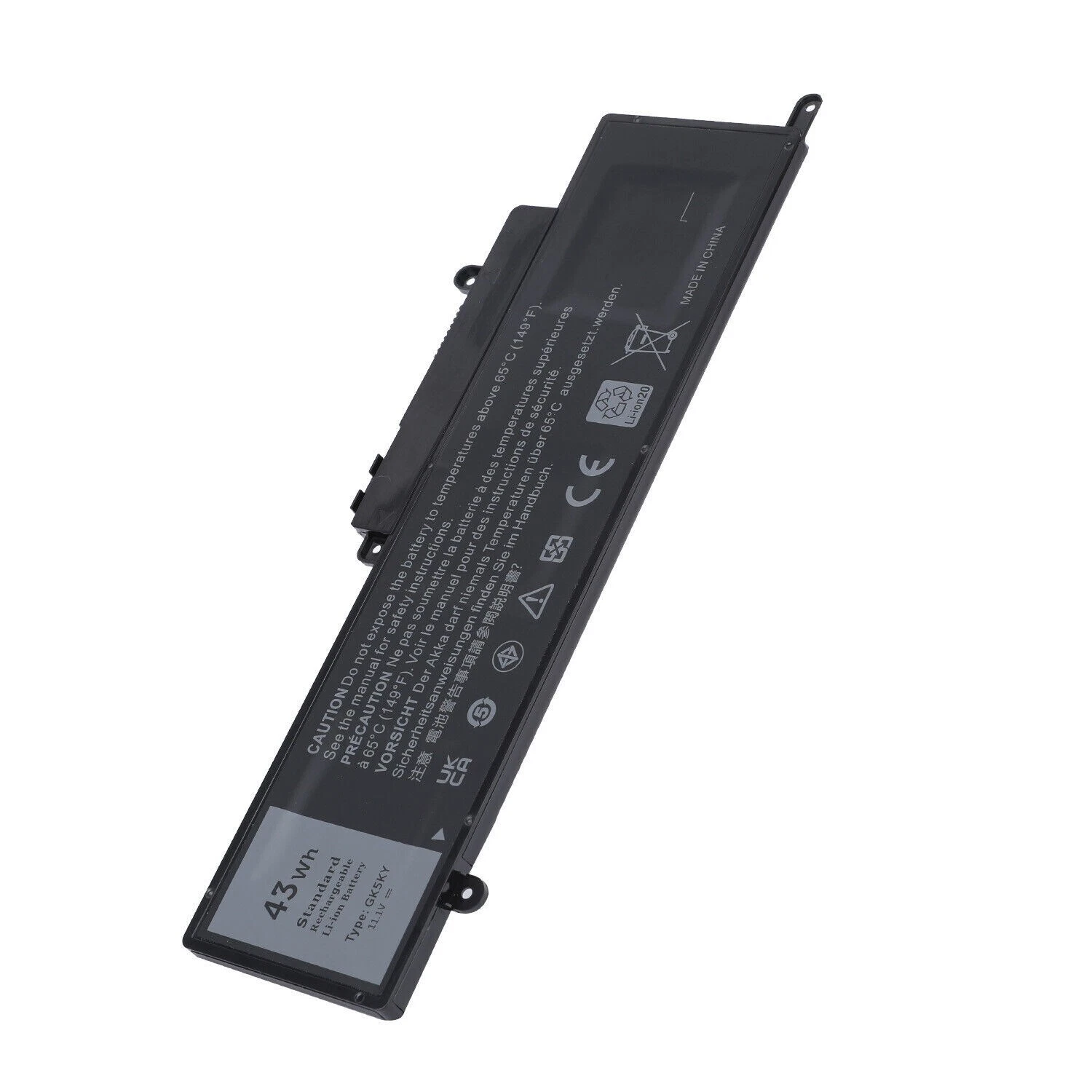 Dell Inspiron 13 7347, 11 3147, 13 7000, 11 3000, GK5KY, 04K8YH Laptop Battery, 11.1 V 3800mAh/43Wh thumbnail