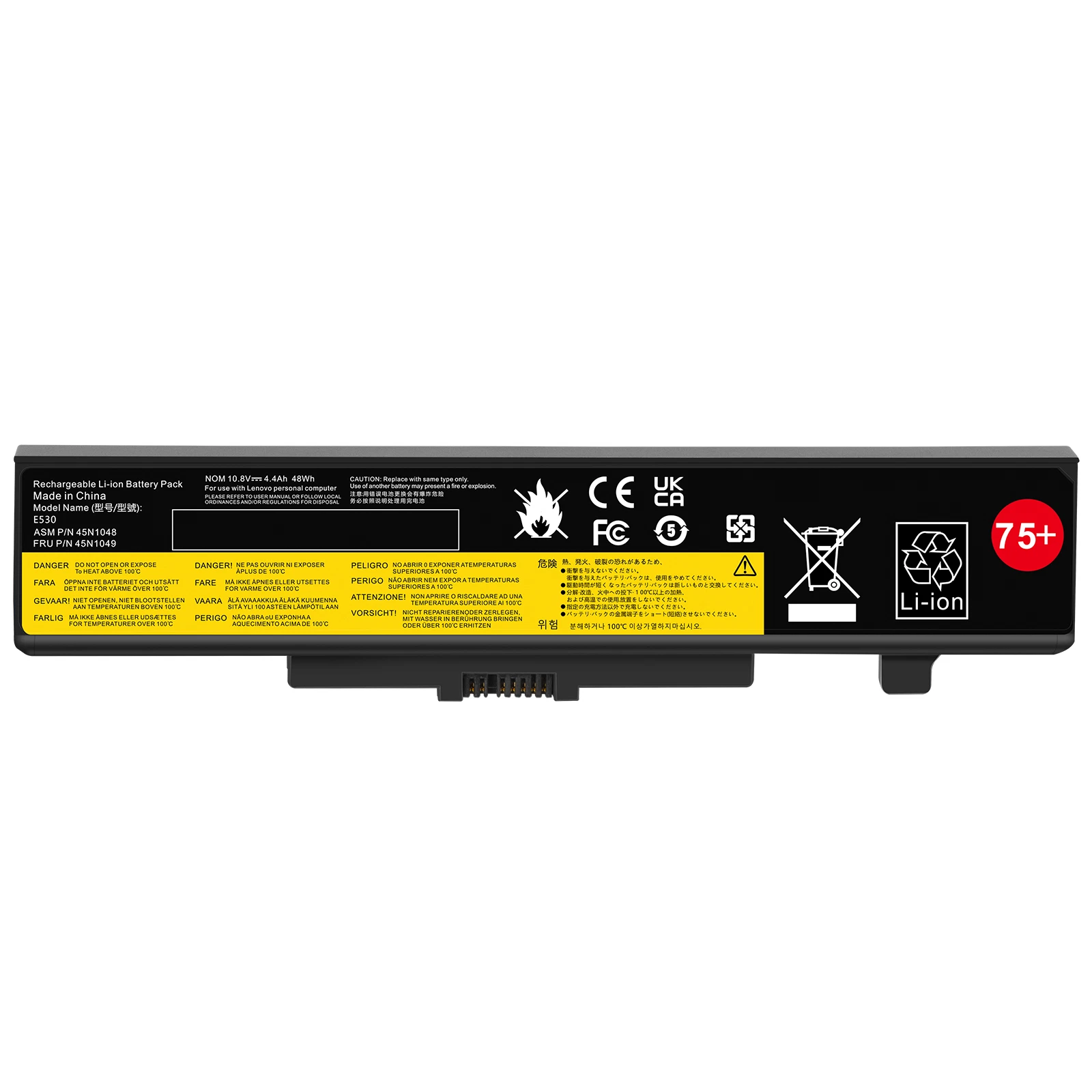 Lenovo Thinkpad E440, Edge E430, E430c, E431, 45N1042, 45N1043, L11N6Y01, L11P6R01 Laptop Battery, 11.1V 4400mAh/49Wh thumbnail