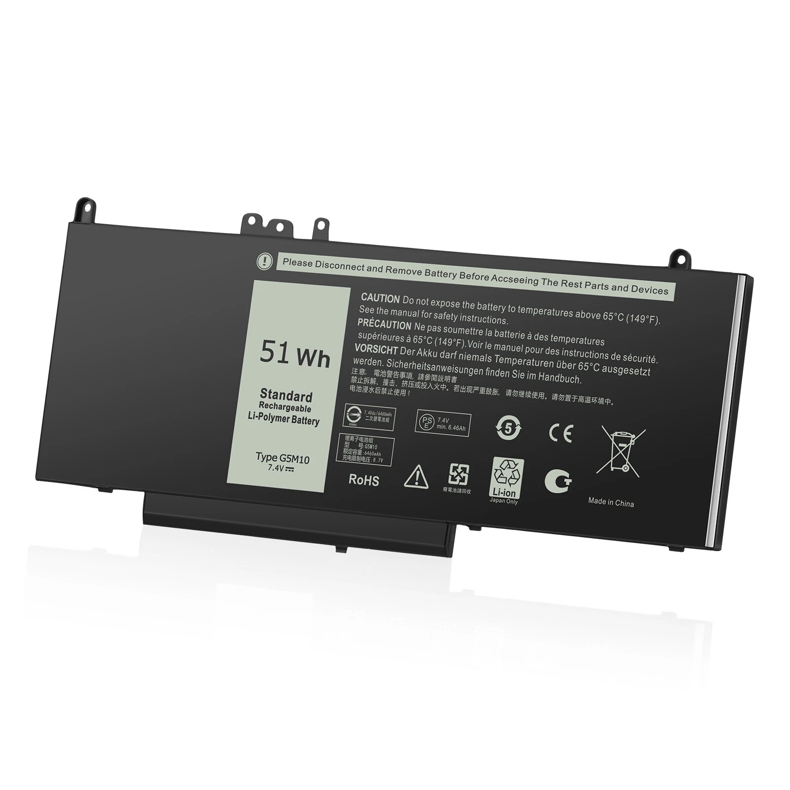 G5M10 Battery for Dell Latitude E5450 E5550 Notebook 15.6 Replace 8V5GX 0WYJC2 thumbnail