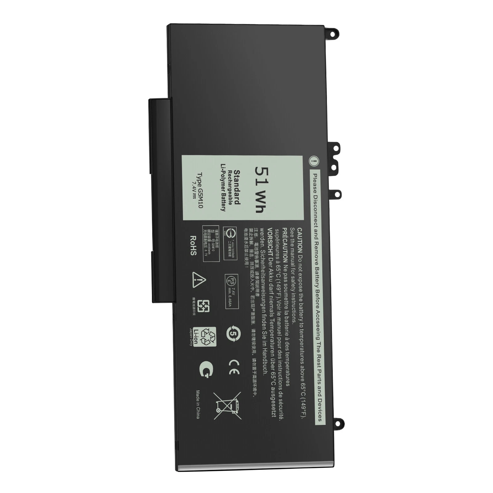 G5M10 Battery for Dell Latitude E5450 E5550 Notebook 15.6 Replace 8V5GX 0WYJC2 thumbnail