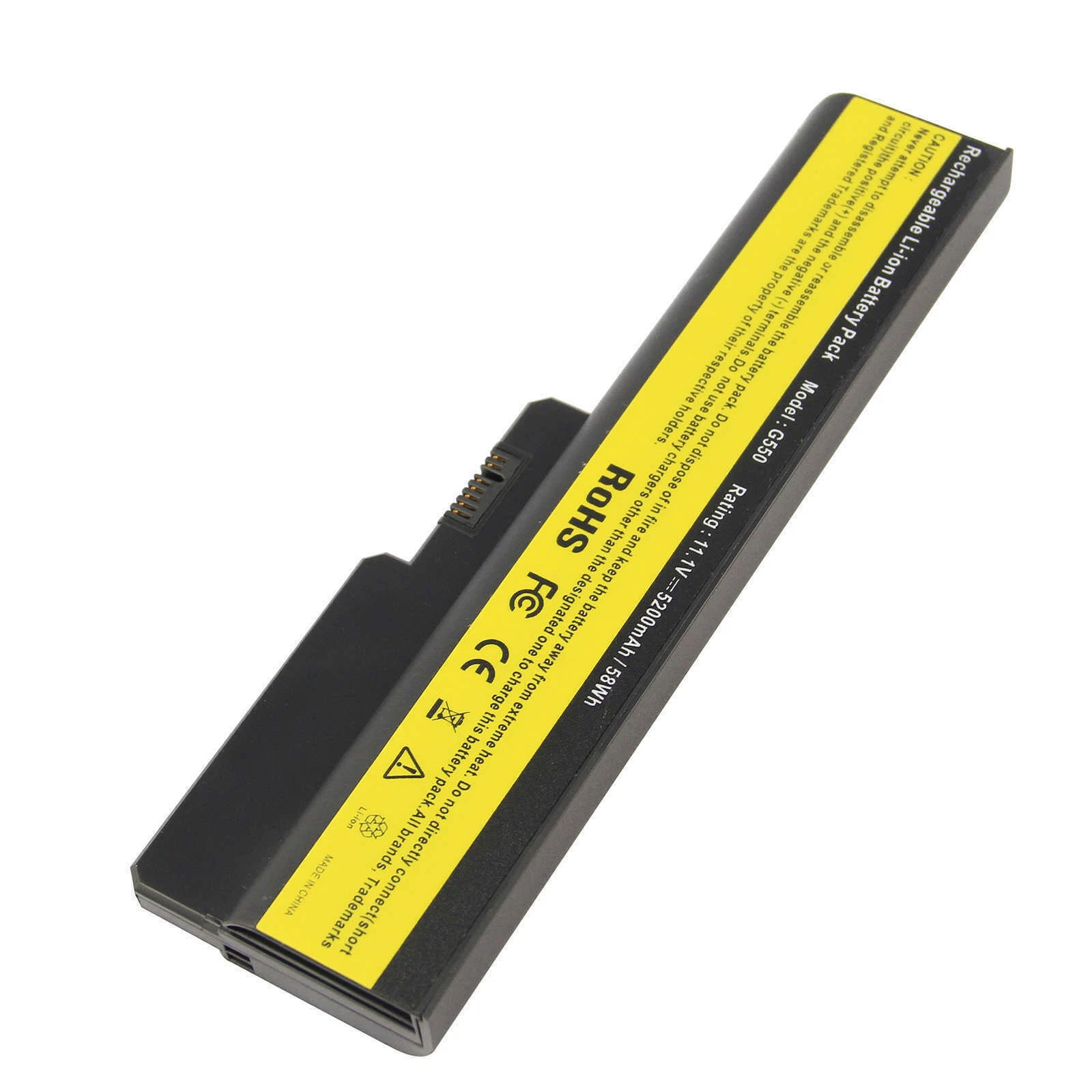 Lenovo G430, N500, G550, G430A, LO8N6Y02, 42T4729, 42T4730 Laptop Battery, 11.1V 4400mAh/49Wh thumbnail