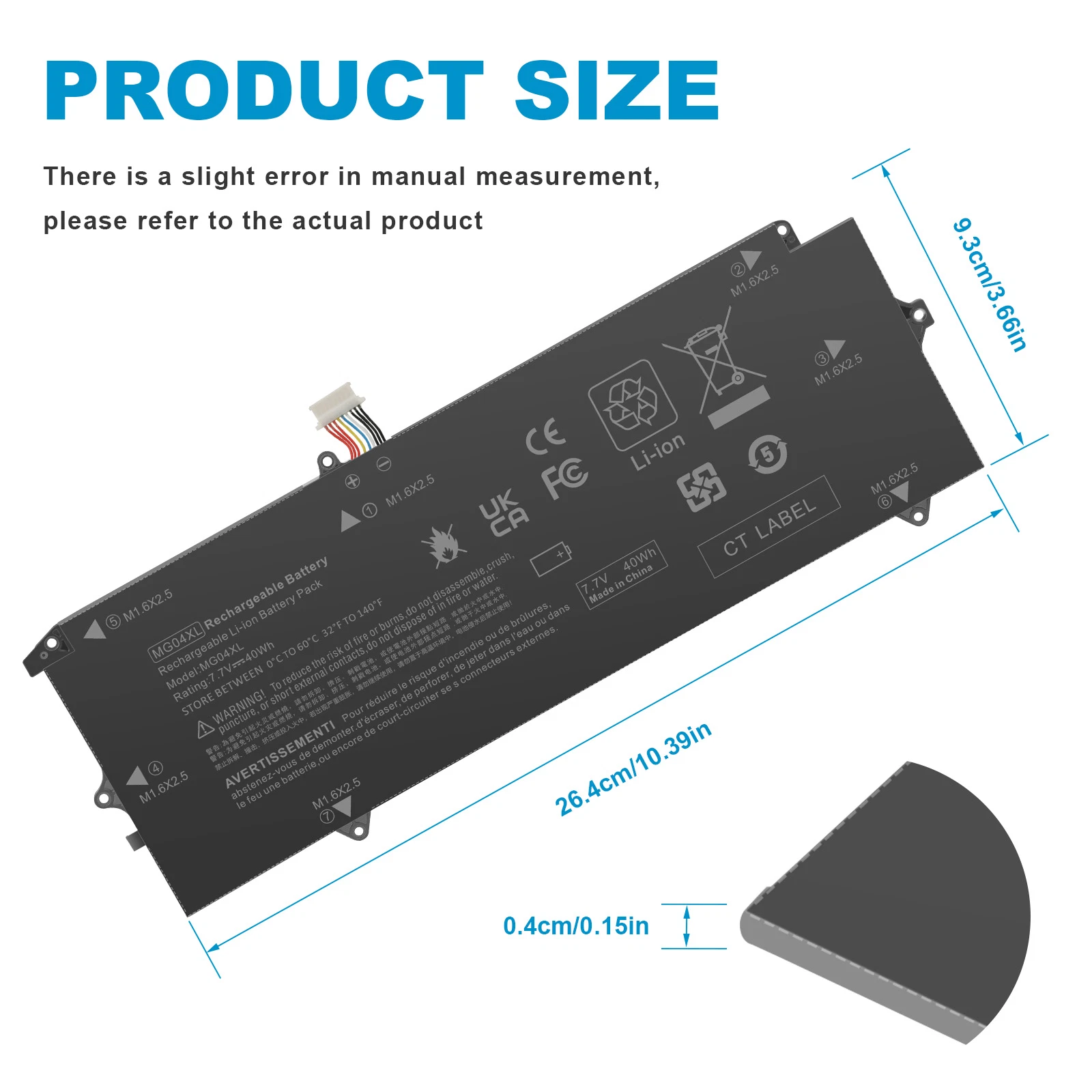 MG04XL INTERNAL BATTERY thumbnail