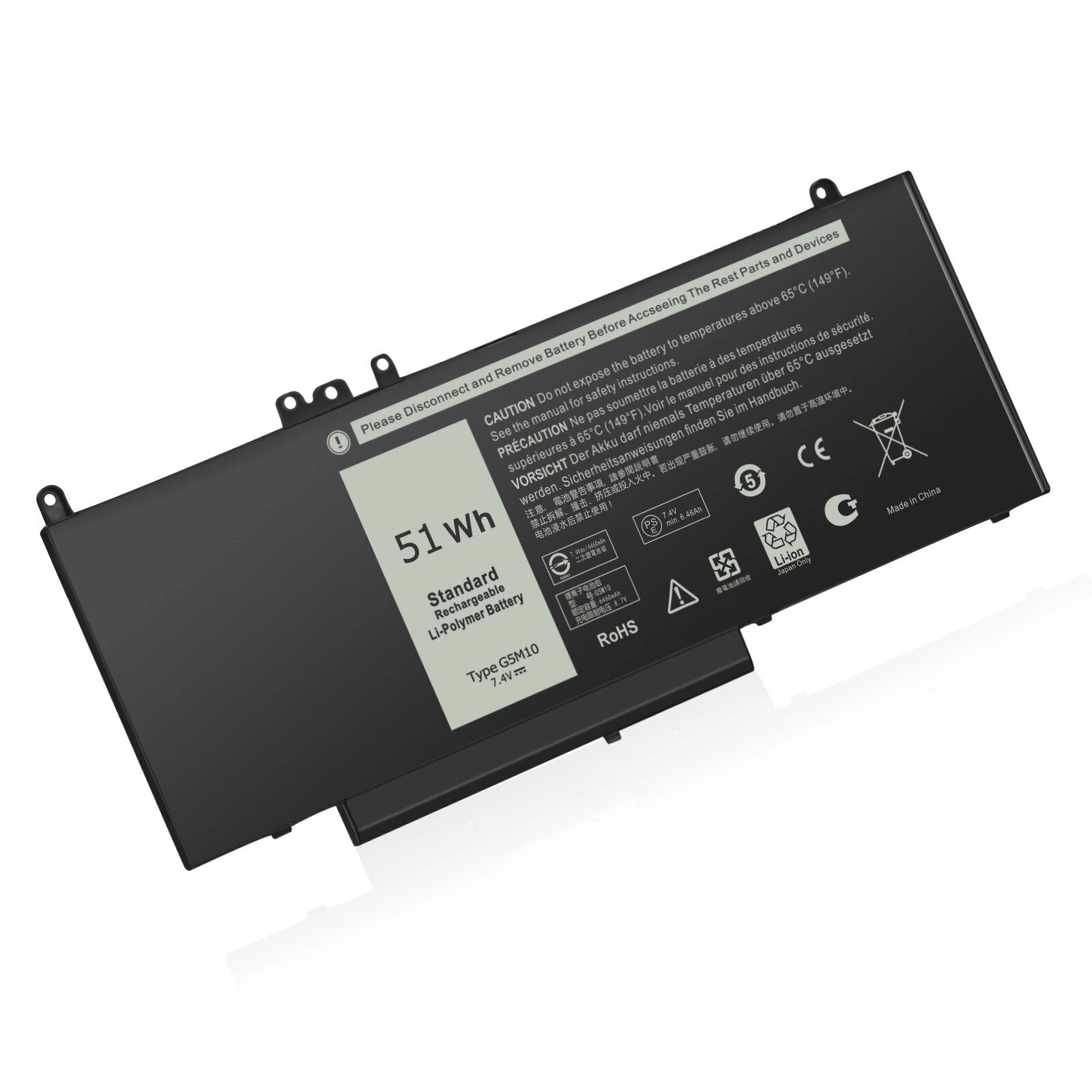 G5M10 Battery for Dell Latitude E5450 E5550 Notebook 15.6 Replace 8V5GX 0WYJC2 thumbnail