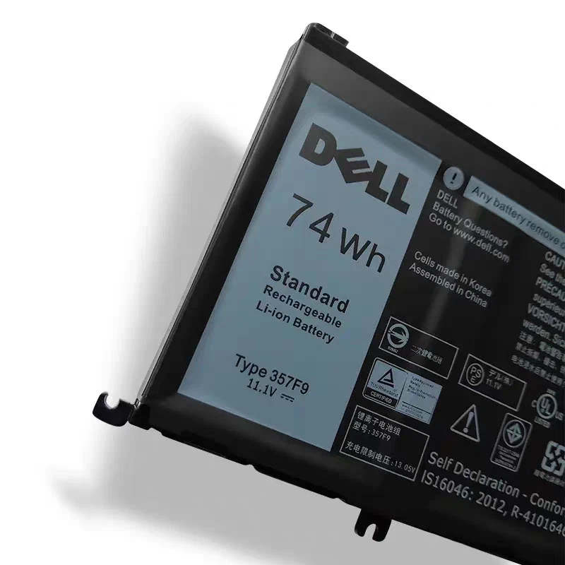 Dell Inspiron 15 7559, 7567, 357F9, 71JF4 Laptop Battery, 11.4V 6400mAh/74Wh thumbnail