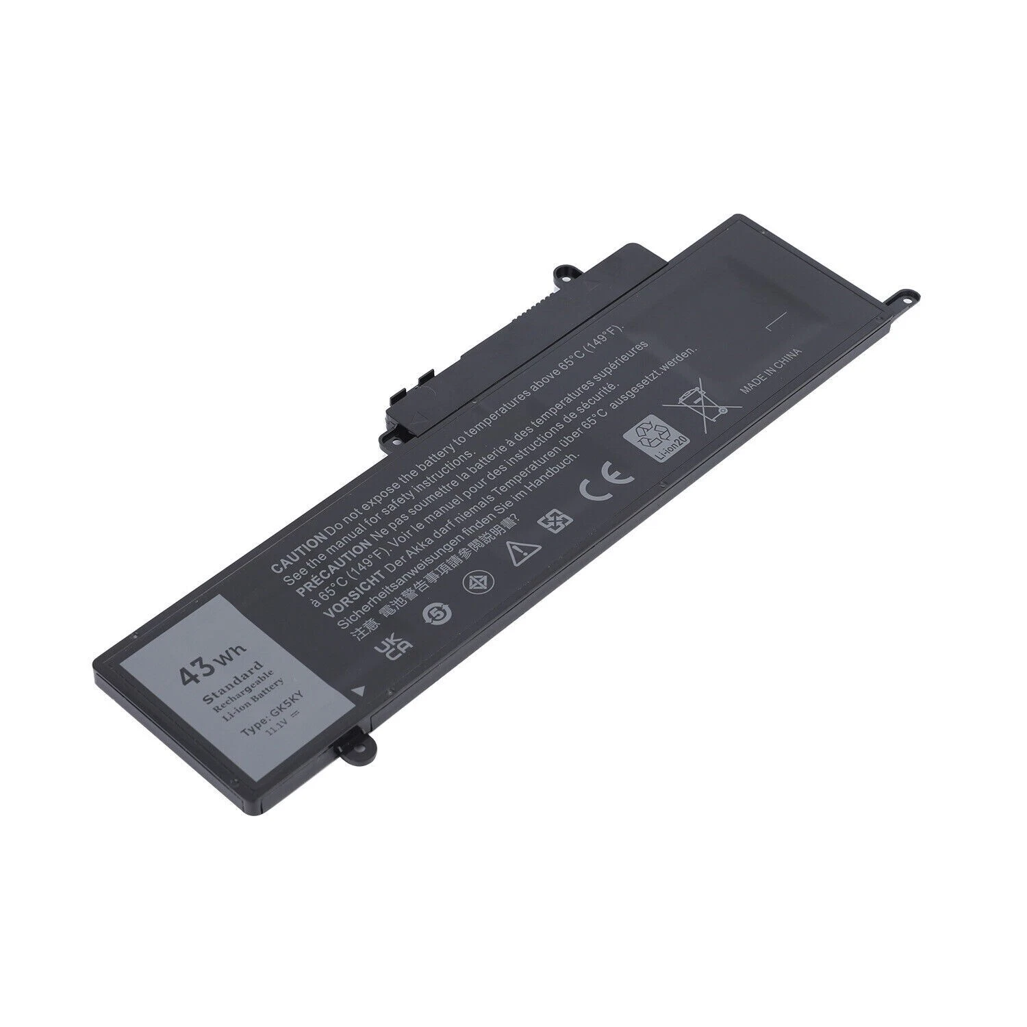 Dell Inspiron 13 7347, 11 3147, 13 7000, 11 3000, GK5KY, 04K8YH Laptop Battery, 11.1 V 3800mAh/43Wh thumbnail