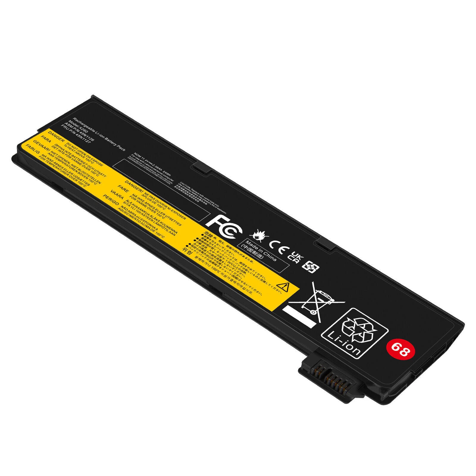 Lenovo X240, T440s, S440, 45N1126, 121500214 Laptop Battery, 10.8 V 4400mAh/28Wh thumbnail