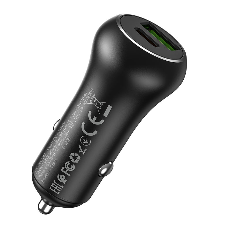 Go-Des 38W PD + QC 3.0 Dual-Port Fast Travel Charger